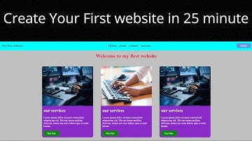 Create your First website Using flexbox simple and easy(HTML , CSS) 💖🔥