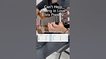 Part 1 - Can't Help Falling in Love by Elvis Presley #tutorial #guitarcover #beginner #guitartabs