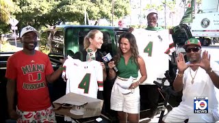 Canes fans celebrate after Fiesta Bowl win as team advances to national title game