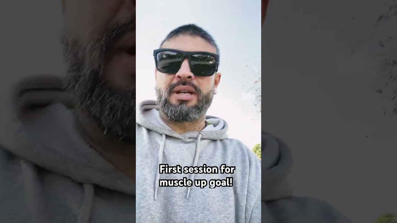 Giant starting muscle up goal training 💪🙏 