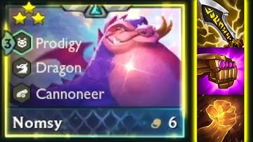 When 3 star Nomsy nukes everyone ! (ft. 3 star zippy) | TFT Set 7.5