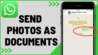 How to Send Photos As Document in Whatsapp in iPhone