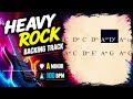 Heavy Rock Guitar Backing Track | AM - C | 100 BPM | Instrumental Jam Track for Practice