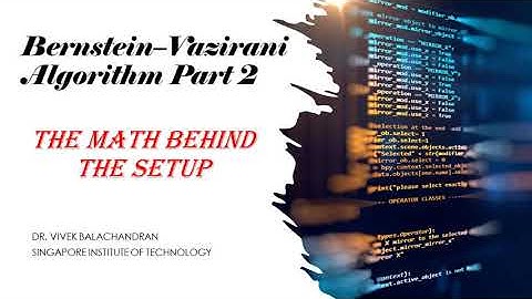 Quantum computing for dummies - Ep:8 Bernstein- Vazirani How it works