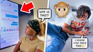 Screen Mirroring My Cheating Text Messages Prank On Girlfriend