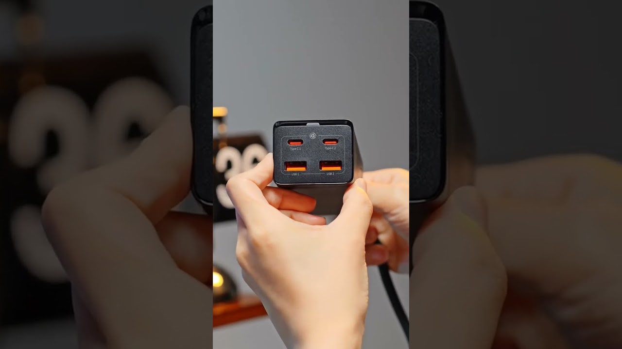 Baseus 65w Gan3 Pro Pd Fast Desktop Charger Usb Type C Ports