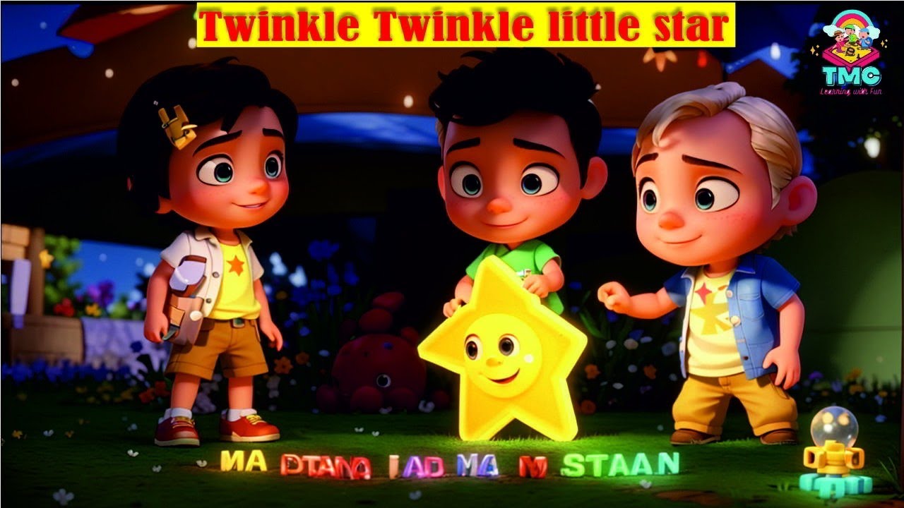 Twinkle Twinkle Little Star| Nursery rhymes|Toonmagic creation| 