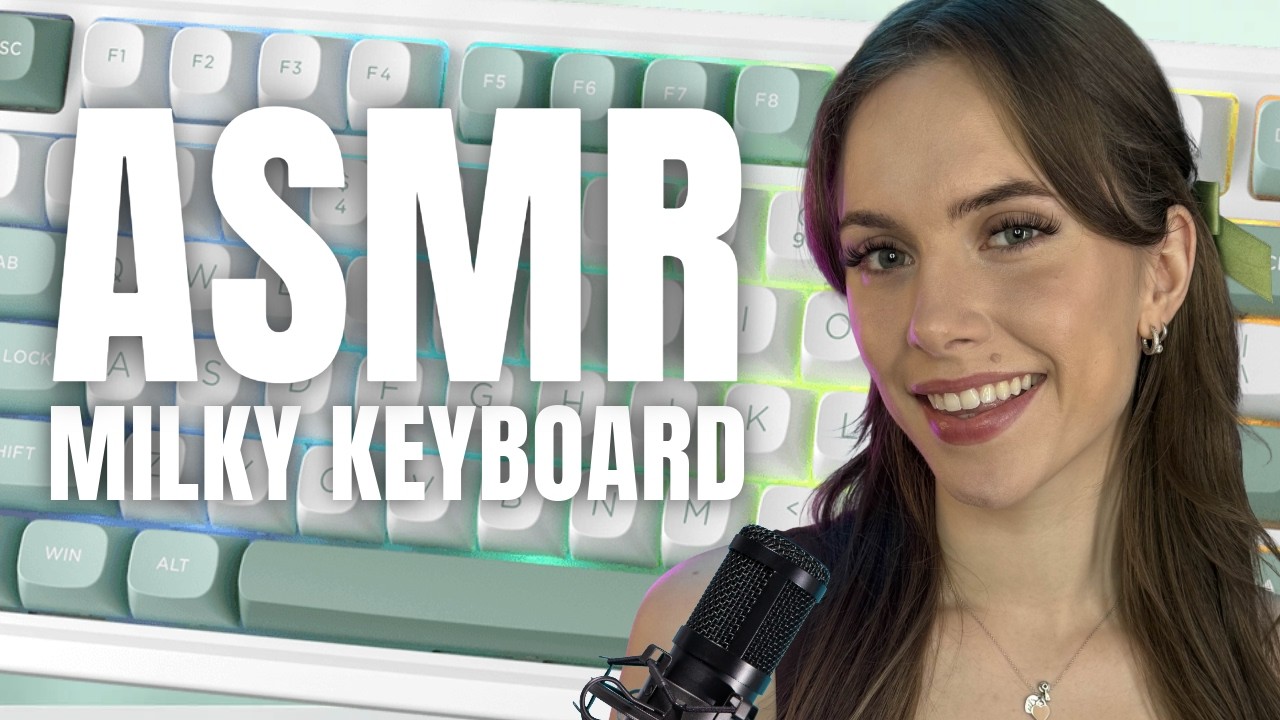 ASMR Milky Keyboard Unboxing And Typing │Soft Spoken