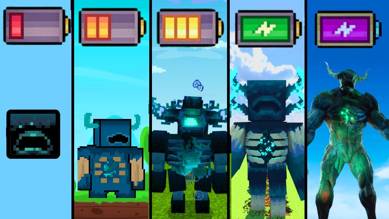 minecraft with different battery compilation - YouTube