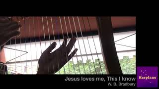 Jesus Loves Me, This I Know (Easy Harp) - W.B.Bradbury