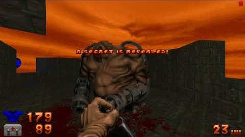 Doom 2: Alien Vendetta, Level 9 Castle Gardens, 100% Secrets + Kills (UV, Pistol Start)