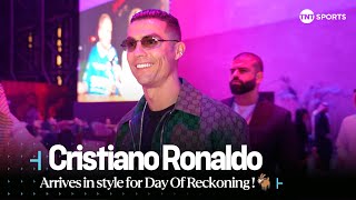 Cristiano Ronaldo Arrives In Style For