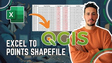 HOW TO TRANSFORM XY COORDINATES FROM EXCEL INTO A POINTS SHAPEFILE - QGIS TUTORIAL FOR BEGINNERS