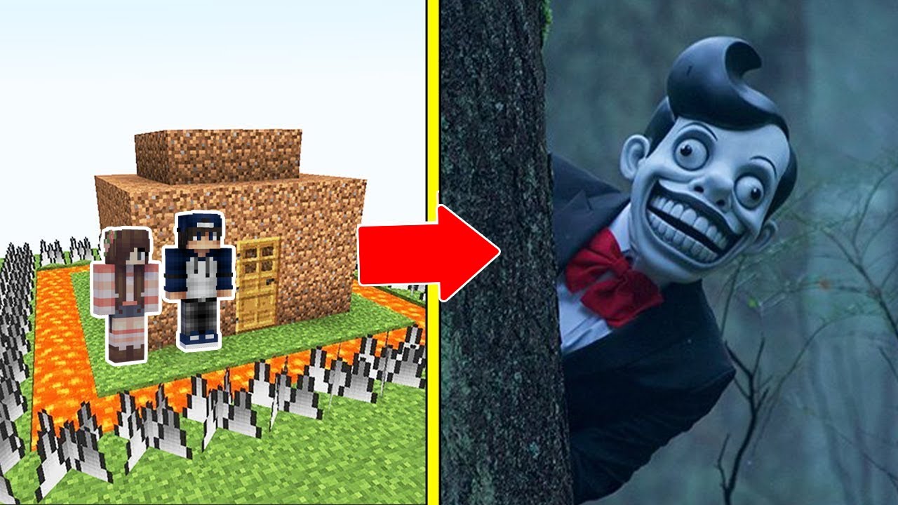 Mister Chuckle Teeth Tấn Công Nhà Được Bảo Vệ Bởi bqThanh và Ốc Trong Minecraft