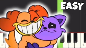 Why are you...   just standing there? - EASY Piano Tutorial - Poppy Playtime Meme