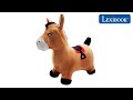 Bgp050  poney sauteur gonflable en peluche  inflatable jumping plush horse  lexibook