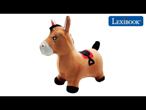 Poney Sauteur Gonflable en Peluche / Inflatable Jumping Plush Horse – BGP050 Lexibook