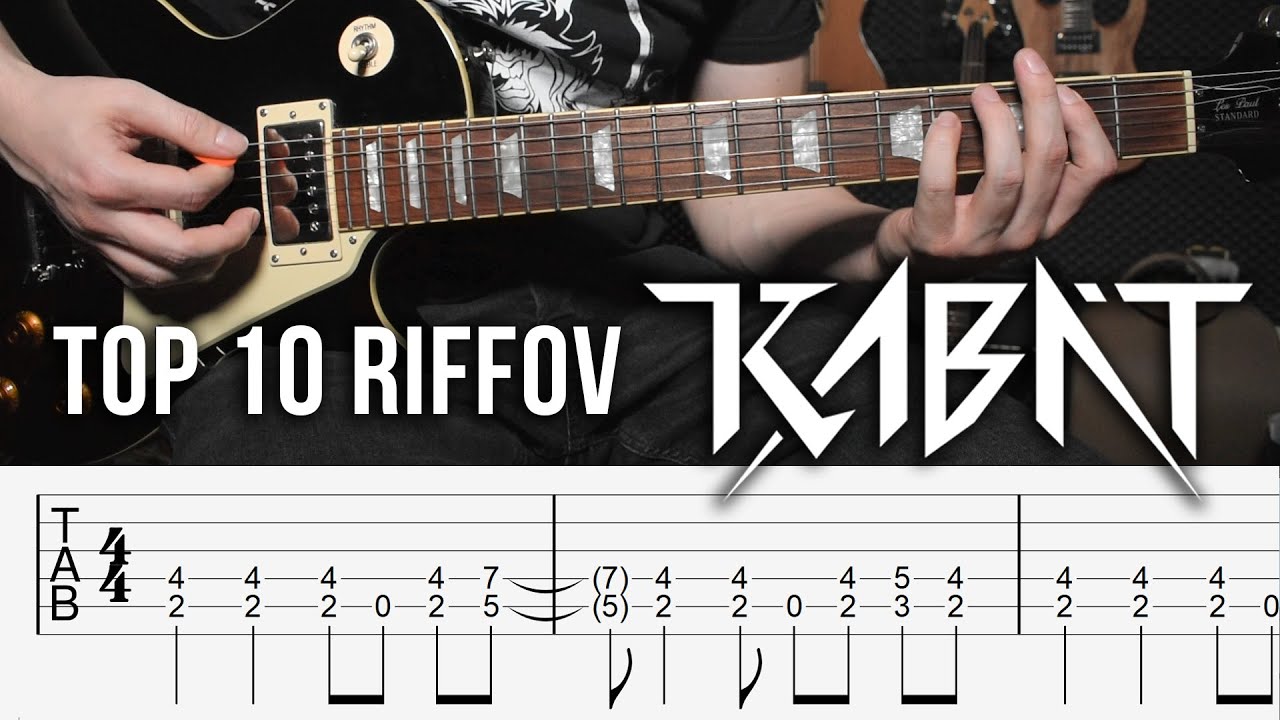TOP 10 gitarových riffov kapely KABÁT (+Taby)