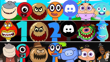 Incredibox Sprunki OC Phase 1 to Phase 3 Emoji 59, Discord, Dirty Bubble (SpongeBob), Emoji 58