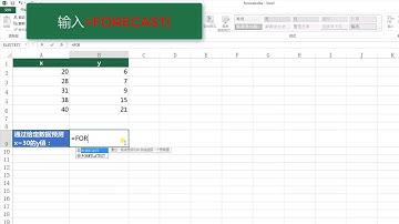 无废话计算机技术之 Excel篇-FORECAST函数