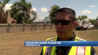 Brownsville Firefighters Suffer Minor Injuries Battling A House Fire