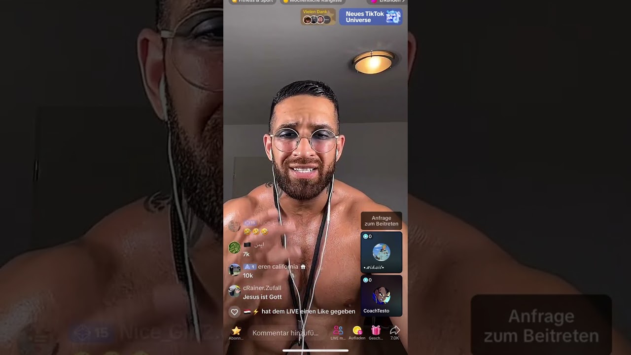 coachfranky war live ist zu lustig.