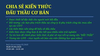 ĐẤU THẦU CĂN BẢN