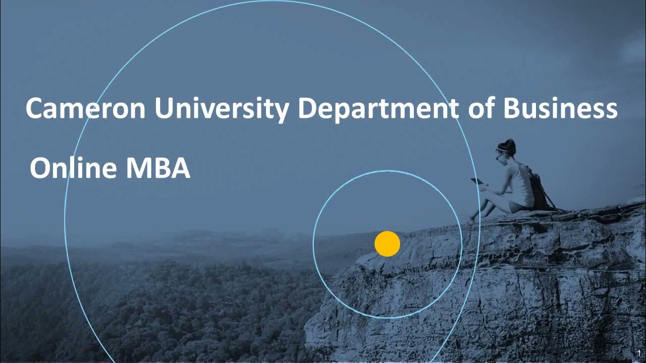 Cameron University Online MBA YouTube