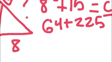 Using the Pythagorean Theorem to find the hypotenuse of a right Triangle