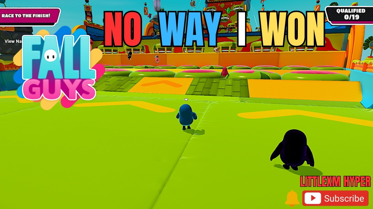 FIRST TIME PLAYING FALL GUYS... AND I WON ?! 😱 || FALL GUYS || FUNNY GAMEPLAY || INSANE || LITTLEXM