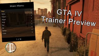 My GTA IV PC Trainer - Short preview (Grand Theft Auto 4 Mods) screenshot 1