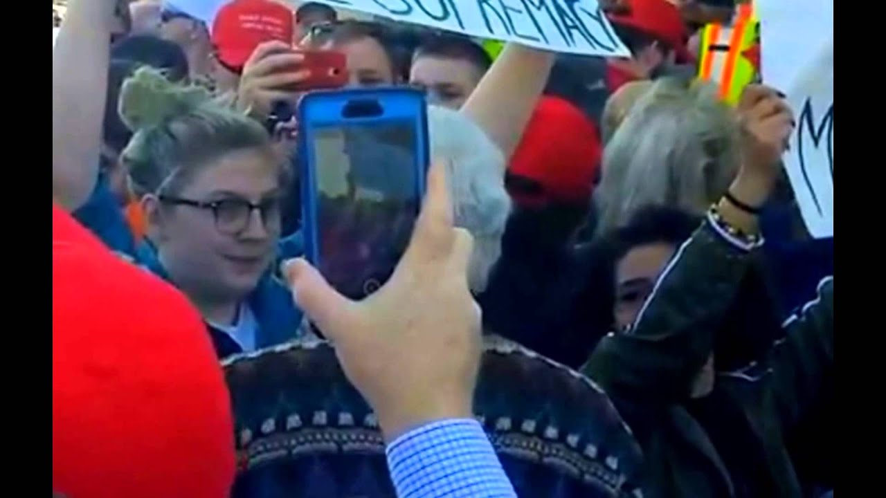 Antitrump Pepper Spray girl is a FILTHY LIAR! YouTube