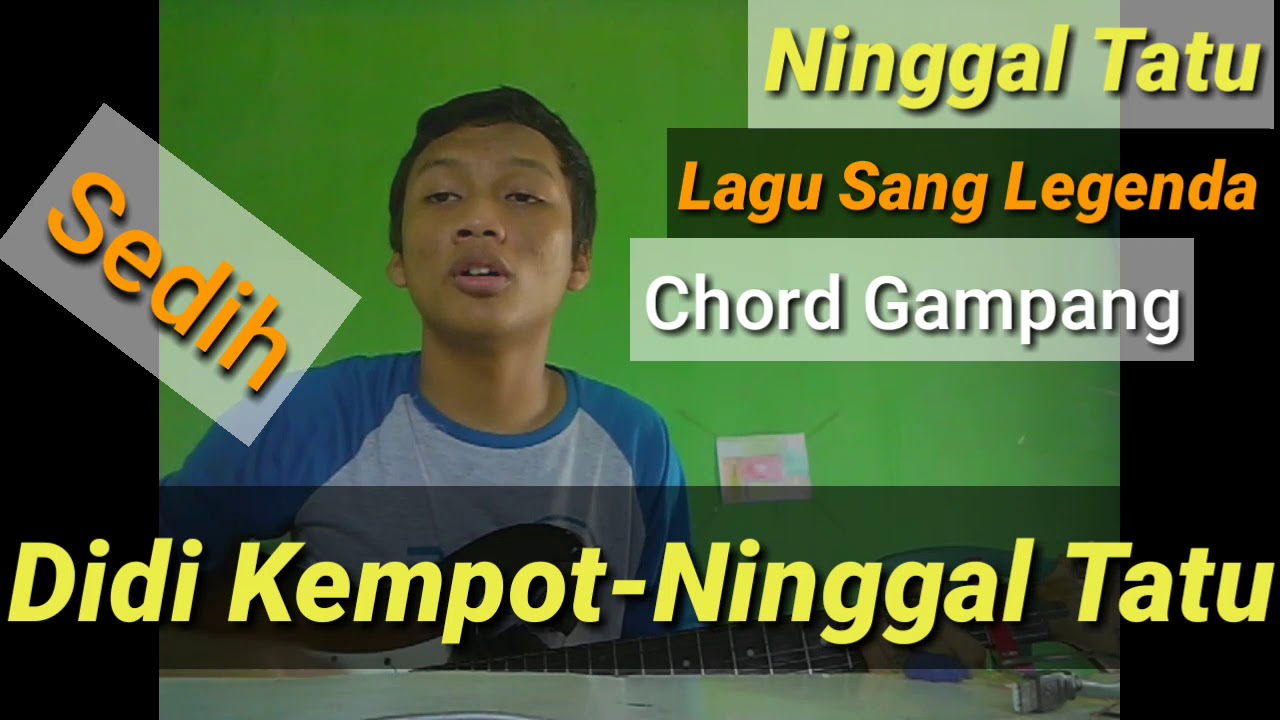 Chord Gitar Ninggal Tatu