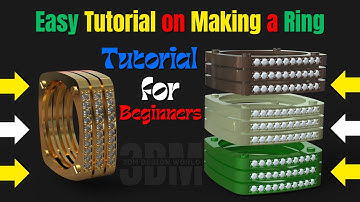 Easy Tutorial on Making a Ring | Tutorial for Beginners | CAD Design Tutorials | 3DM Design World