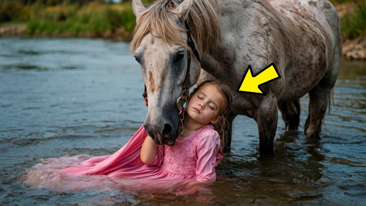 ZENGİN ADAM HASTA KIZINI NEHİRE ATTI, AMA YAŞLI AT BEKLENMEDİK BİR ŞEY YAPIYOR