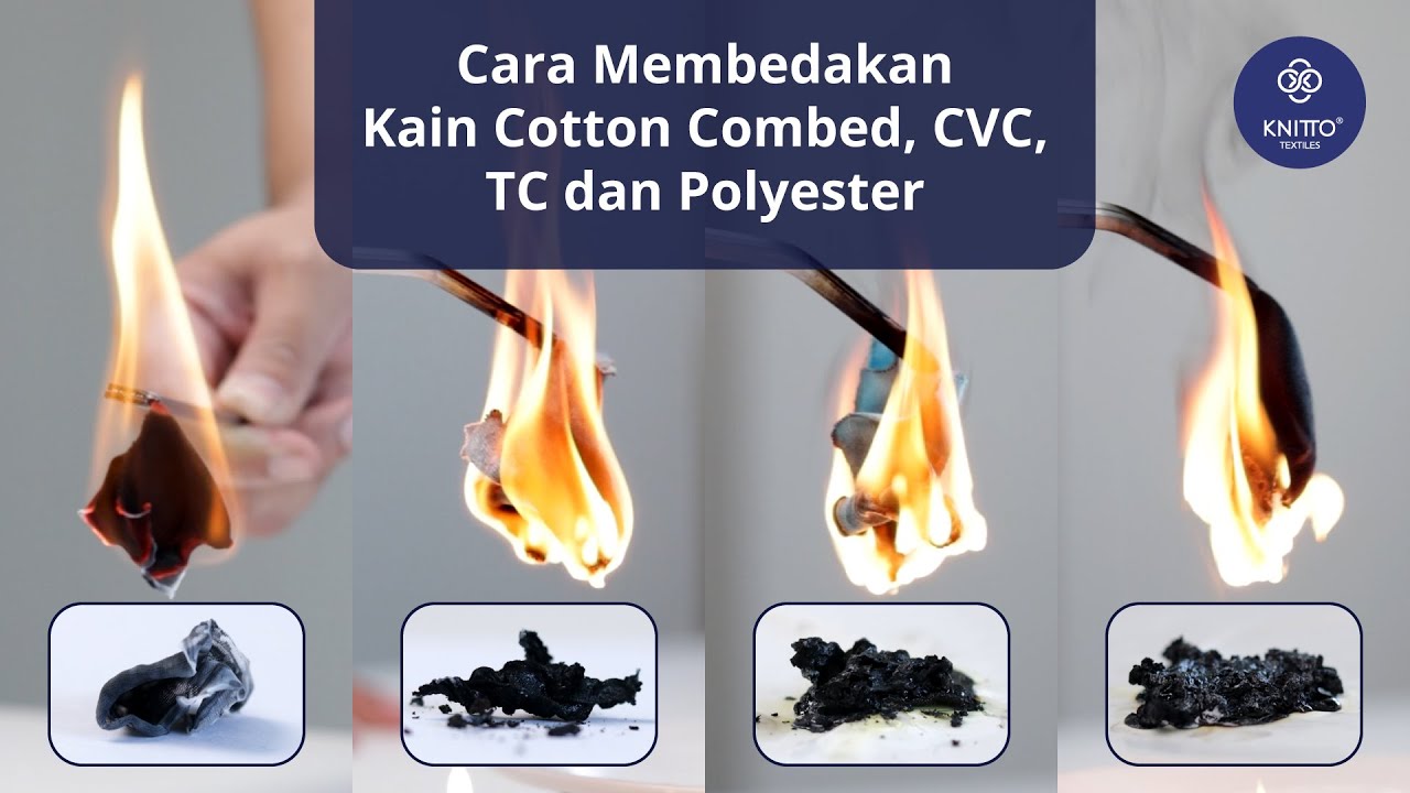 Cara Membedakan Kain Cotton Combed, CVC, TC dan Polyester YouTube