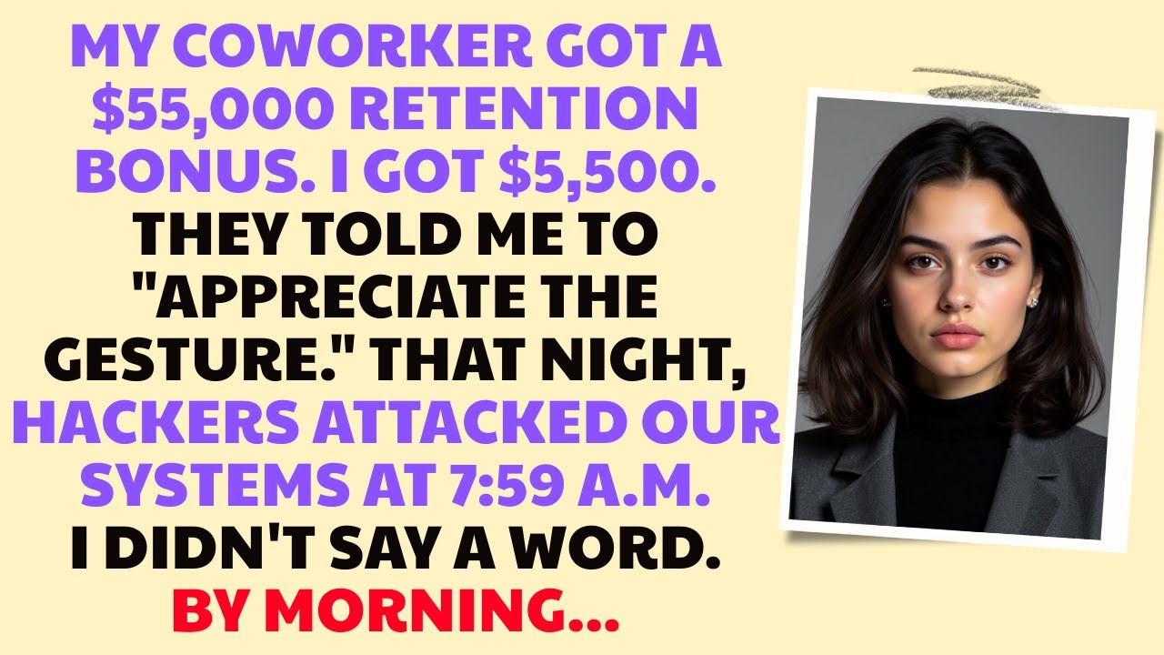 My Coworker Got a $55,000 Retention Bonus. I Got $5,500—So I Walked Out at 7:59 A.M