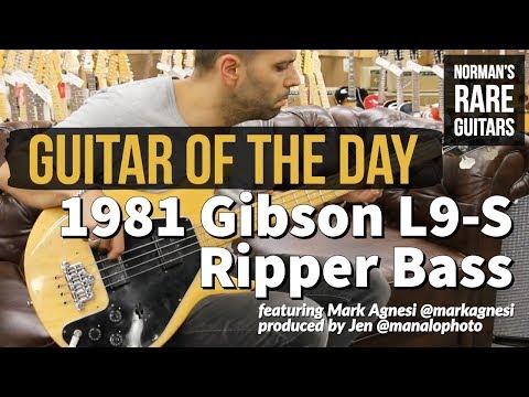 guitar-of-the-day:-1981-gibson-l9-s-ripper-bass-|-norman's-rare-guitars