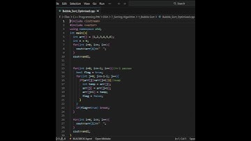 Bubble Sort Code in 15 Seconds in C++ #dsa #shorts #viral #interview #placement #bubblesort