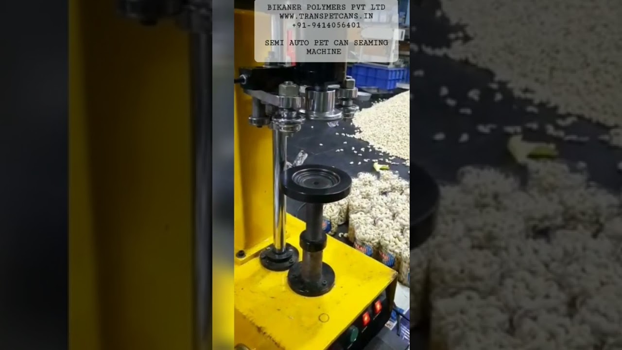 TRANSPET PET CAN SEAMING MACHINE.