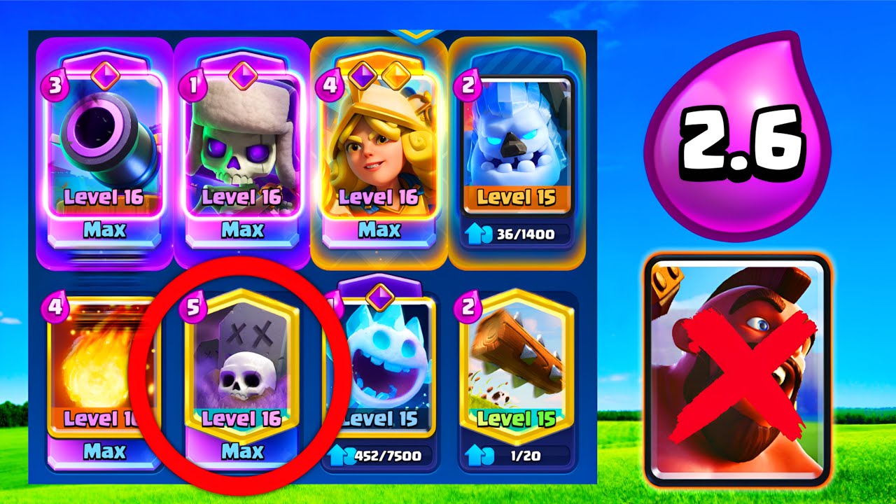 【クラロワ】スケラが強すぎるので、ホグの枠をスケラにしたデッキでも勝てるのか検証したらヤバすぎた...