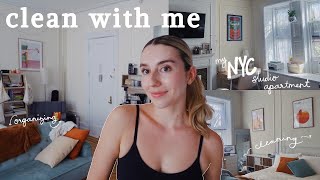 Celebrity clean my TINY nyc studio apartment with me (realistic) Profile