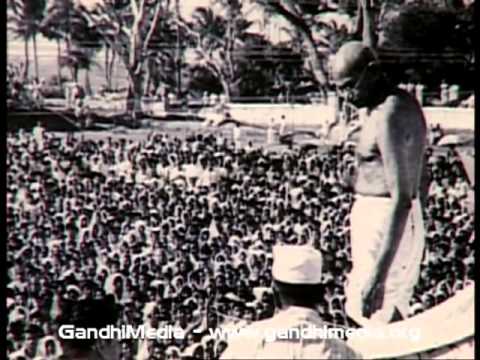 "Mahatma Gandhi: Pilgrim of Peace"; documentary film, colour and b/w, 1997