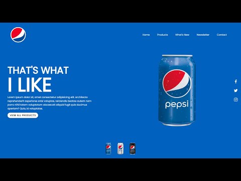 How to make Pepsi site