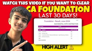 CA FOUNDATION SEPT'26🔥 | Last 30 Days Guidance📈 | Yakshit Jain
