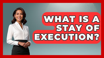 What Is A Stay Of Execution? - Jail & Prison Insider