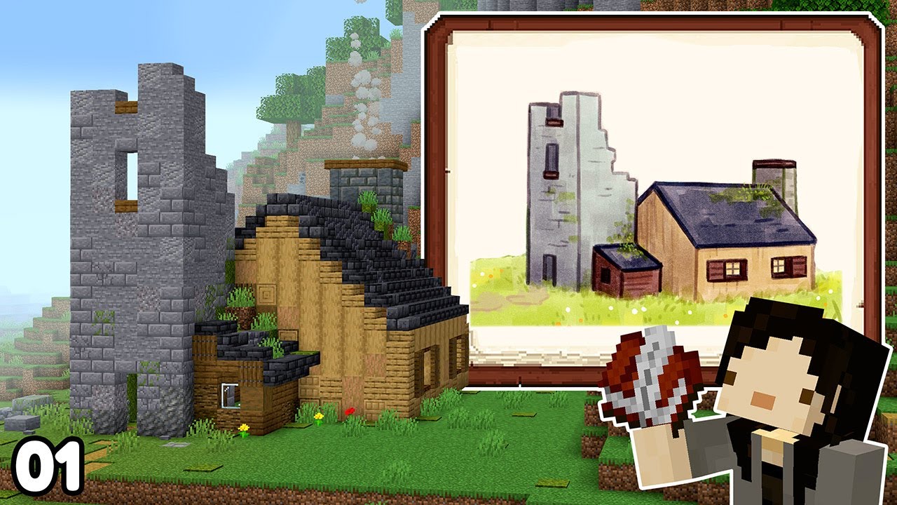 Illustrator Plays Minecraft | Starting A Fresh New World! | Ep 1 - YouTube