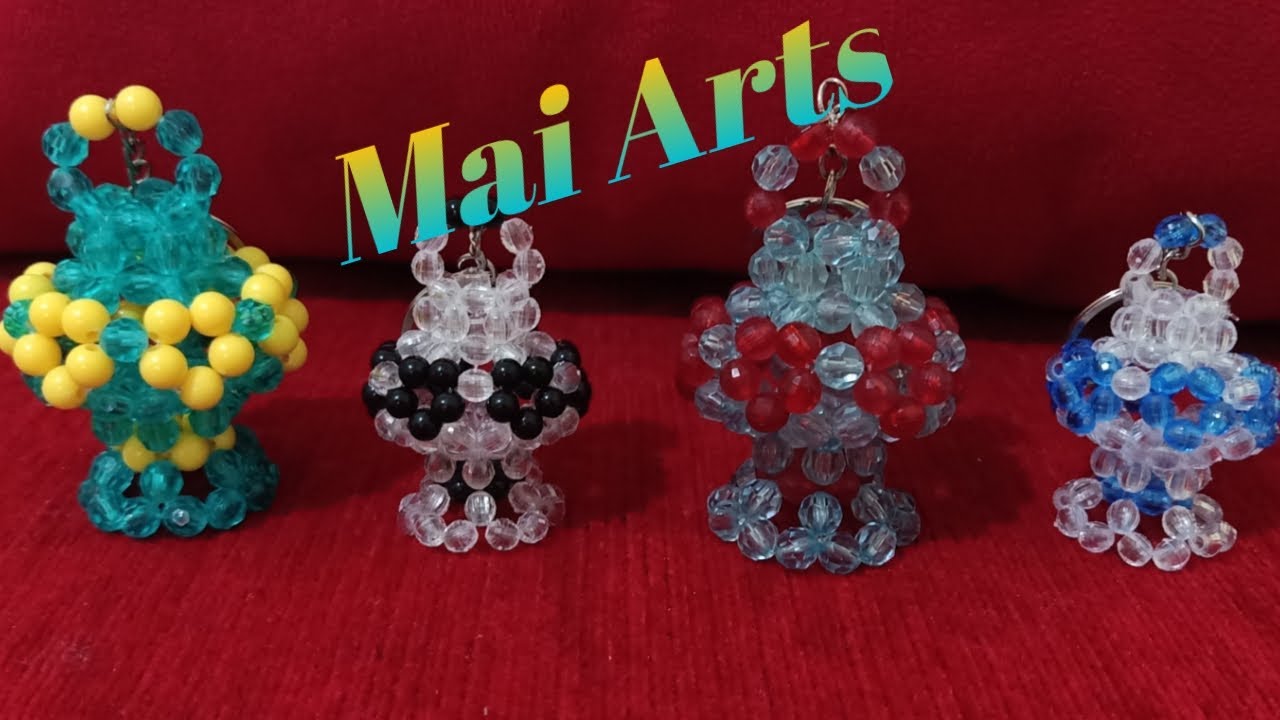 طريقة عمل ميدالية فانوس رمضان بالخرز  How to make a Ramadan lantern medallion with beads