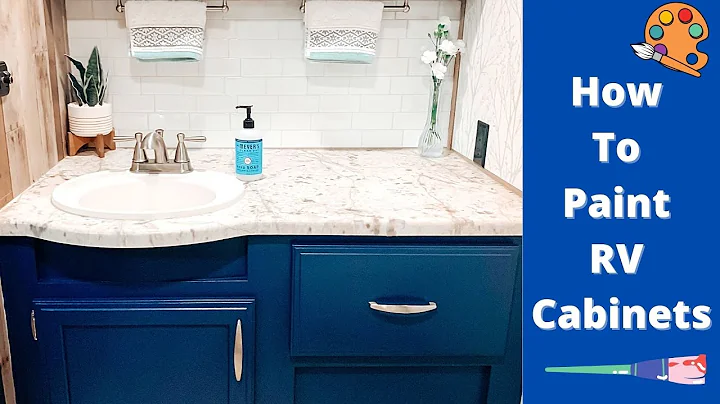 How To Paint RV Cabinets - Timelapse