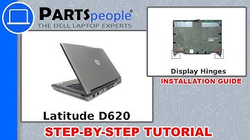 Dell Latitude D620 (PP18L) Display Hinges How-To Video Tutorial